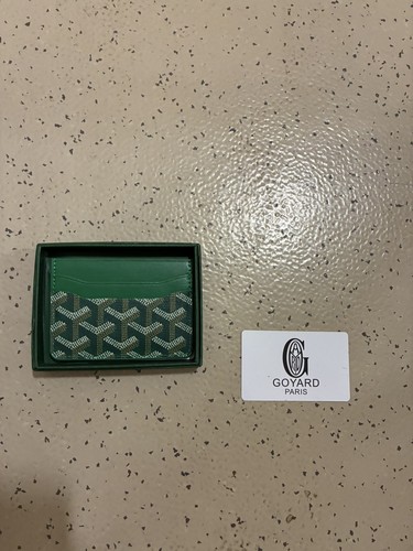 Porte carte goyard vert