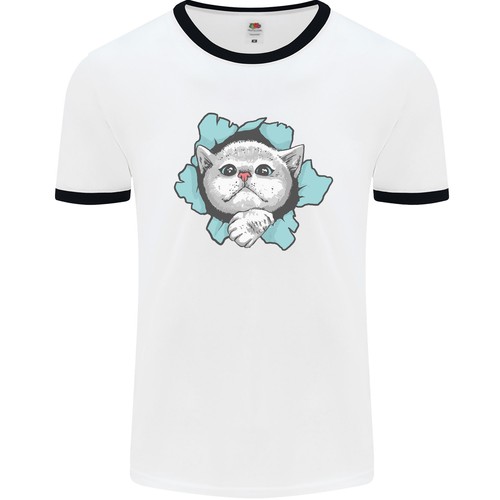 Chat trou hommes ringer - chat,