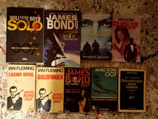 Lot 9 livres JAMES BOND colonel Sun, brokenclaw, visage de la mort, entourloupe