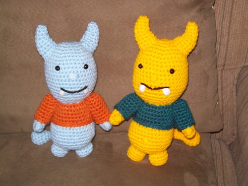 Crochet set 2 monsters - 7, in