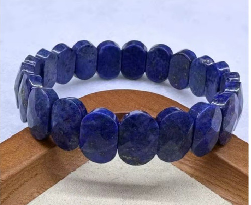 Bracelet perles lapis - bracelet,