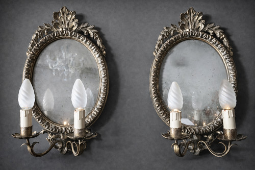 Paire appliques murales - d’appliques,