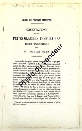 Géologie 1872 observations - géologie,, 1872.