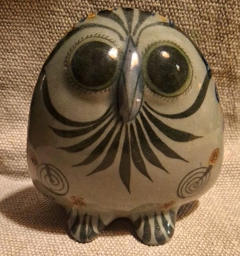 Ancien hibou céramique tonala - ancien,