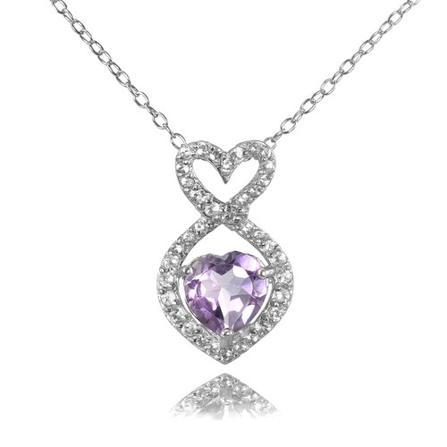 Argent sterling améthyste - argent,
