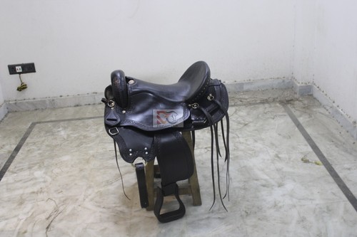 Selle western cuir - cuir, toutes