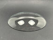 Ancien Verre Ovale Bombé pour