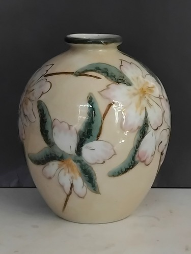 Vase boule bleu camille - boule,