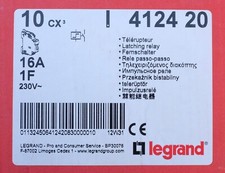 1x Legrand 4124 20 Télérupteur CX³ standard 1P 16A 250V 1F 230V. 412420.