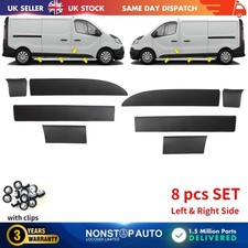 8 Pièce Moulure Côté Panneau de Garniture Set L. & R Pour Renault Trafic MK3