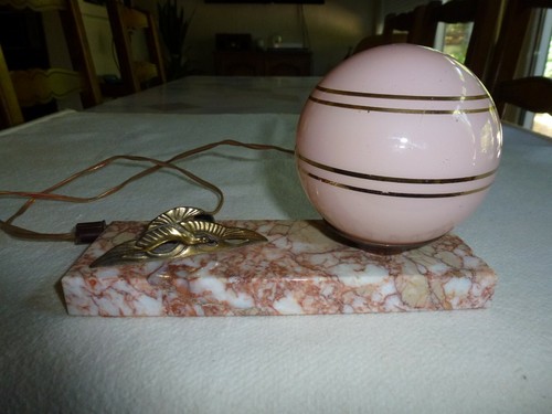 Ancienne lampe art deco - lampe,
