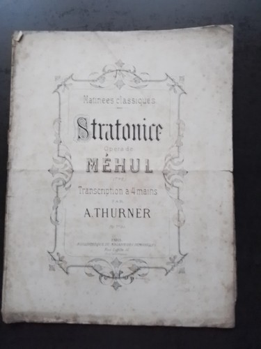 Partition ancienne piano - partition,