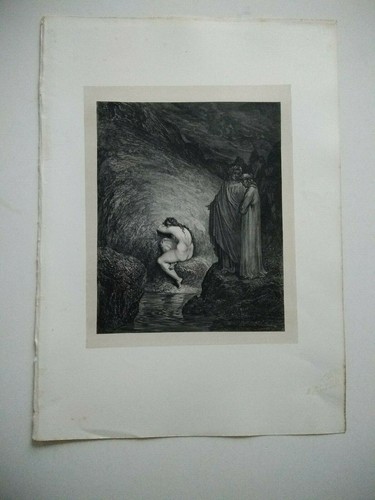 Gravure ancienne gustave doré - ancienne,