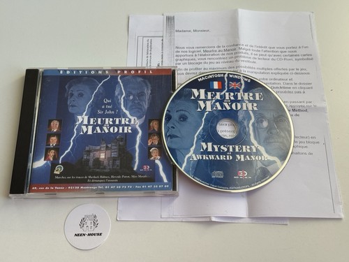 Meurtre manoir mystery - manoir, /