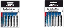 Jenzi Drop-Shot Lot de 2 paquets de plombs longs en plomb 10 g + autocollant ...