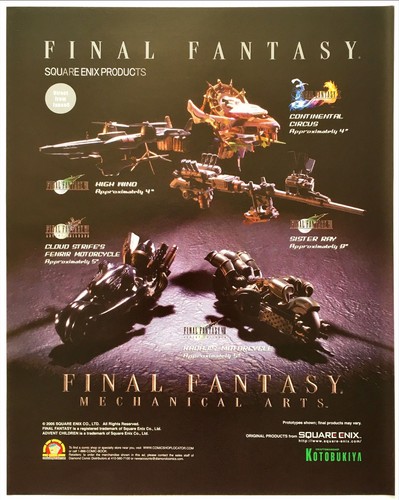 Print 2005 final fantasy - ad,