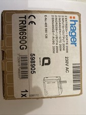 HAGER TRM690G micromodule 1sortie éclairage ON/OFF 10A 2entrée filaire KNX radio