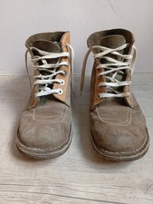 Kickers - Boots ou derby - Cuir 3 couleur kaki orange moutade - T 38 - 38,5