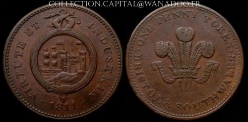 One penny token - one, 1811