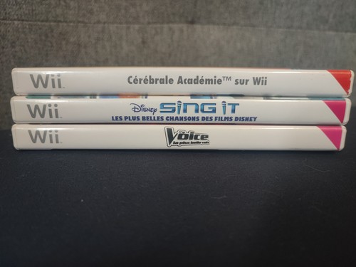 Lot jeux nintendo wii - de,