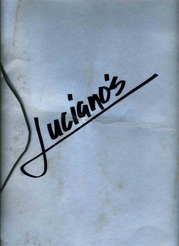 Luciano dinner menu port - luciano's,