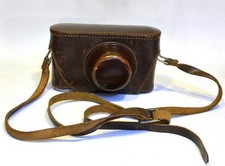 POUR LEICA  IIIG  ETUI CUIR D'ORIGINE  BON ETAT COMPLET