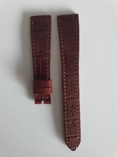 Bracelet Alligator maron  18mm / 14mm longueur 115/75