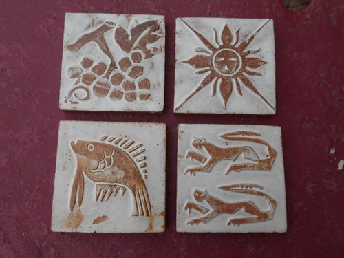 Lot ancien carreau terre - ancien,
