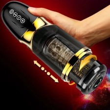 Male-Masturbator-Cup-Automatic-Telescopic-Rotation-heating-Vagina-Real-Pussy