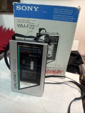 VINTAGE SONY  WALKMAN WM-f22 Cassette PLAYER.