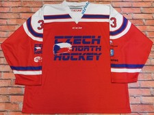Maillot Shirt Trikot De Hockey Sur Glace République Tchèque N°33 Tg. XL