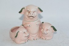 Service à condiments Cochons