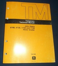 John Deere 670B 672B 770B 772B