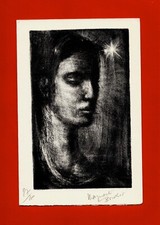 PB59-LITHOGRAPHIE ORIGINALE-SIGNÉE-MARGUERITE BORDET