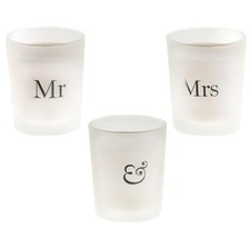 Mr et Mme Soja Cire Bougie Parfumé Lot De 3 Mariage Anniversaire Cadeau