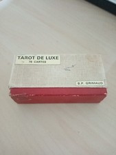 jeu Antique French Tarot Card set Tarot De luxe B P Grimaud complete