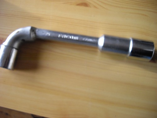 Clé pipe débouchée - clé,
