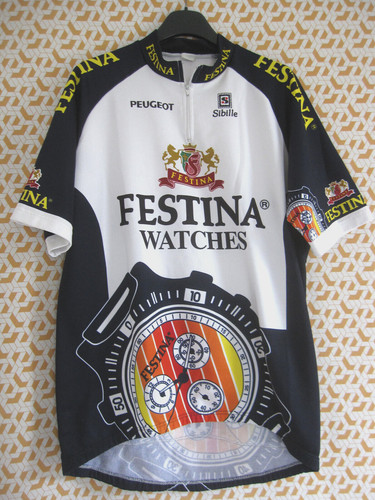 Maillot cycliste festina - cycliste,