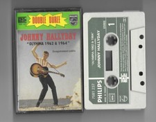 CASSETTE AUDIO JOHNNY HALLYDAY OLYMPIA 1962 / 1964 DOUBLE DUREE PHILIPS 7581 237