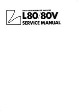 Service Manuel D'Instructions pour Luxman L-80