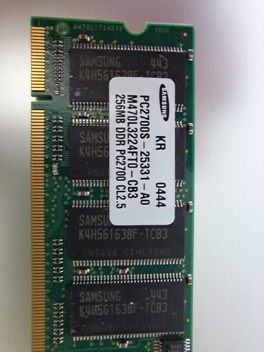 256mb ddr pc2700s samsung - 256mb,