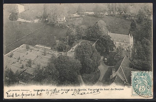 Cpa lavardin prieuré - prieuré, de