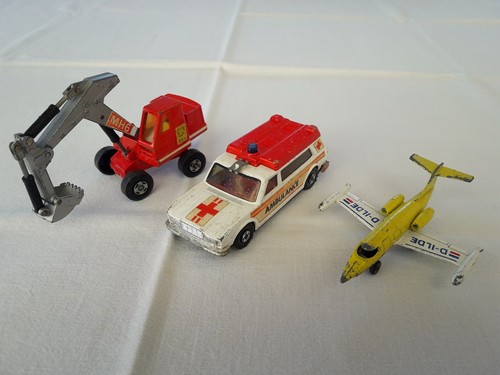 Matchbox lesney 3 miniatures - -,