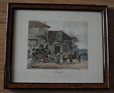 - SCENE ANGLAISE SUR UNE LITHOGRAPHIE FRANCAISE NUMEROTEE  -  1er MOITIE XXème