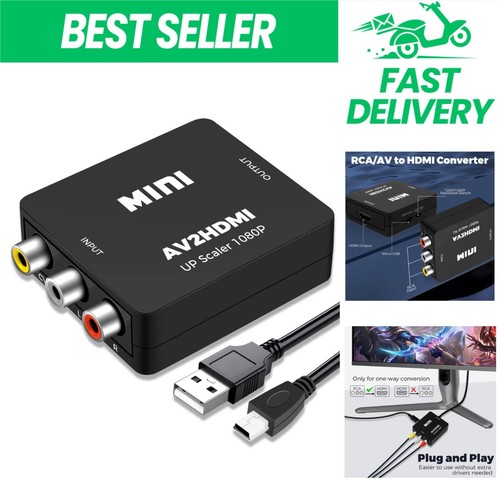 Convertisseur rca vers - rca,