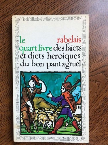 Rabelais quart livre - quart, /