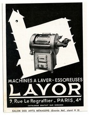 1952 : Machines à laver, essoreuses de marque LAVOR (publicité, advertising)