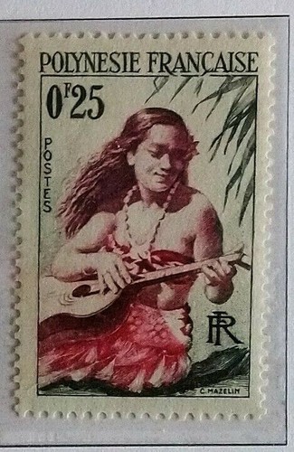 Polynésie française timbre - française,