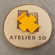 Pièce de piste MM (Rail male/male) générique compatible Tut Tut bolides