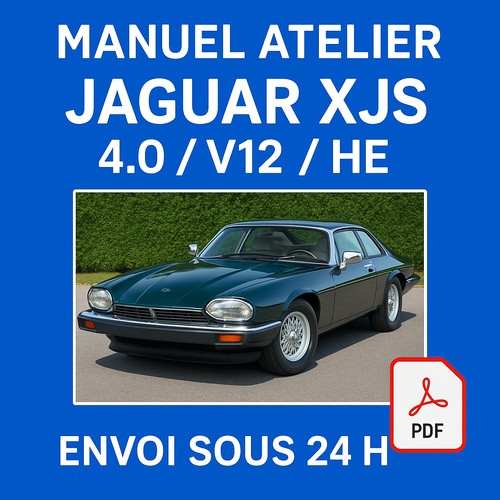 Manuel atelier jaguar xjs - manuel,